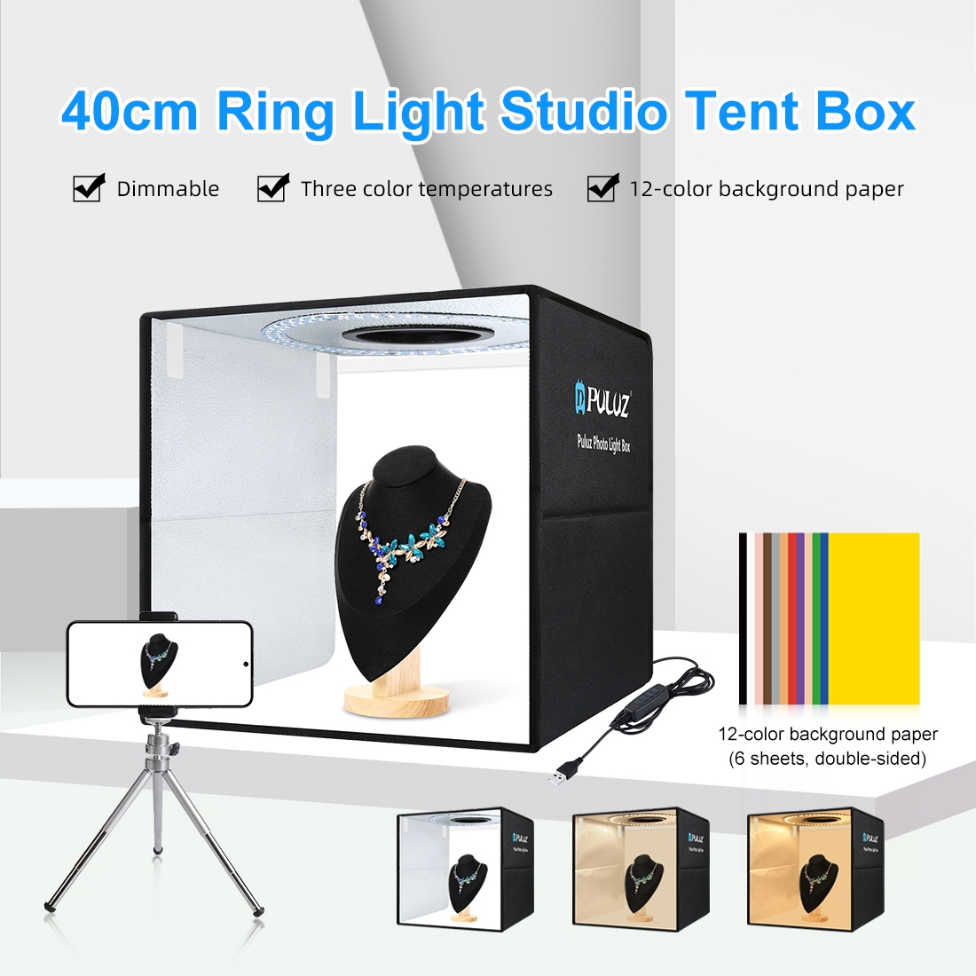 PULUZ 40cm Faltbares Tragbares – Photography Lighting Tent Bewertung und Preis