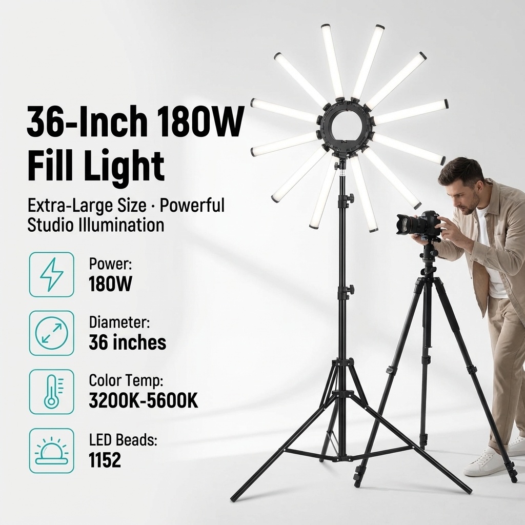 12-Arm Multi-Röhren Fotografie – Photography Lighting Kits Bewertung und Preis