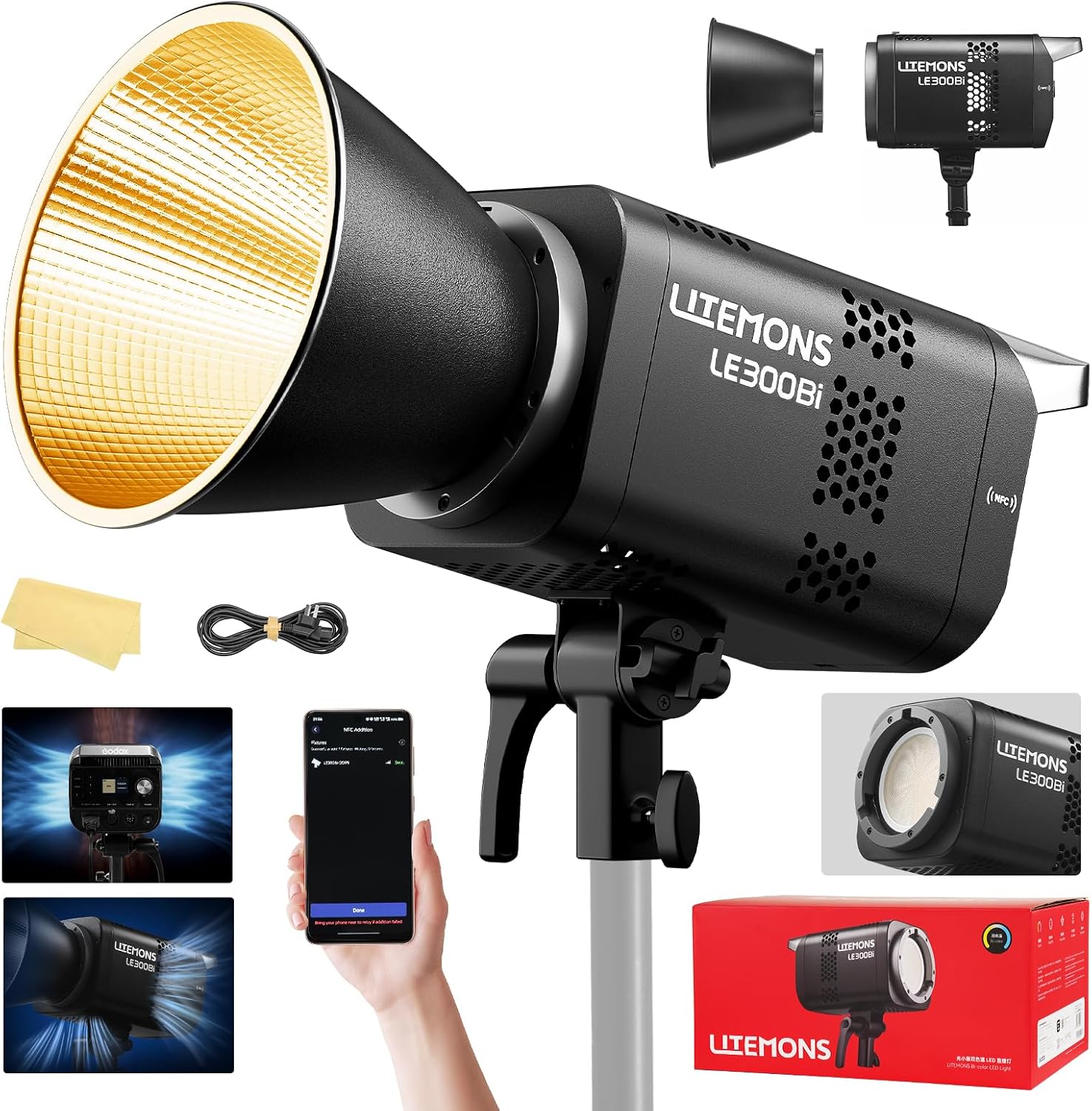 RGB-LED-Videobeleuchtungs-Set, – Photography Lighting Kits Bewertung und Preis