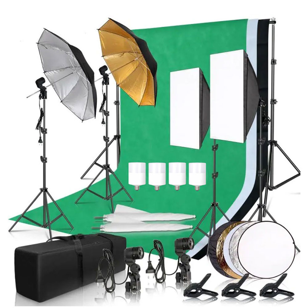 Fotografie-Fotostudio-Softbox- – Photography Lighting Set Bewertung und Preis